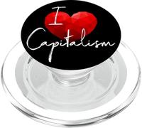 I Love Capitalism J'aime Le Capitalisme Économie de Marché PopSockets PopGrip pour MagSafe
