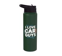 I Love Car Guys s'amuse pour les passionnés d'automobile Stainless Steel Insulated Water Bottle