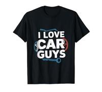 I Love Car Guys s'amuse pour Les passionnés d'automobile T-Shirt Graphique avec Valeur