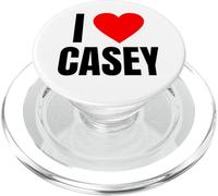 I Love Casey Nom personnalisé pour Homme BFF Heart Friend Boys PopSockets PopGrip pour MagSafe