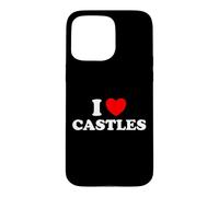 I Love Castles Éventail de Chevalier d'architecture médiévale Coque pour iPhone 15 Pro Max