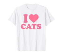 I Love Cats, I Heart Cats T-Shirt