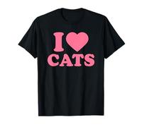 I Love Cats, I Heart Cats T-Shirt