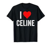 I Love CELINE - Vintage Love Heart Valentine's Day Gift T-Shirt