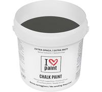 I Love Chalk Paint® couleur Anthracite 4 litres - Sans poncer, couleurs meubles, murs et objets - Sans solvants ni formaldéhyde - Sans odeur, à base d'eau