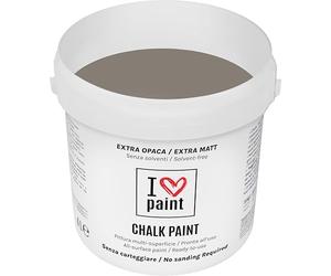 I Love Chalk Paint® couleur Taupe 4 litres - Sans poncer, couleurs meubles, murs et objets - Sans solvants ni formaldéhyde - Sans odeur, à base d'eau
