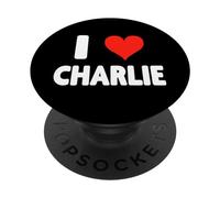 I Love Charlie Cœur PopSockets PopGrip Adhésif