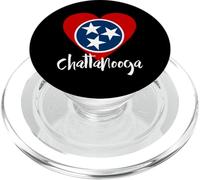 I Love Chattanooga TN State Drapeau en Forme de cœur PopSockets PopGrip pour MagSafe