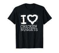 I Love Chicken Nuggets | Mignon gourmand drôle Fast Food Cadeau T-Shirt