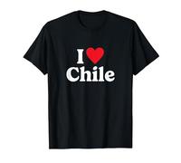 I Love Chile T-Shirt, Homme, Noir, M