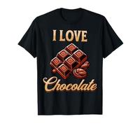 I Love Chocolate Cute Outfit for Girls and Women T-Shirt