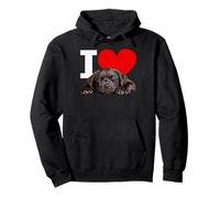 I Love Chocolate Lab Dog Puppy Labrador Retriever Amoureux des Chiens Sweat à Capuche