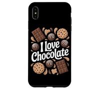 I Love Chocolate Sweet Cookies and Bonbons Coque pour iPhone XS Max