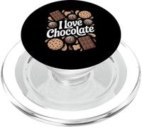 I Love Chocolate Sweet Cookies and Bonbons PopSockets PopGrip pour MagSafe