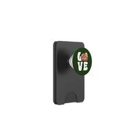 I Love Christmas Dog Cuddle with Teddy Bear Golden Retriever PopSockets PopWallet pour MagSafe