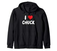 I Love Chuck - Cœur Sweat à Capuche