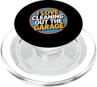 I Love Cleaning Out The Garage Mechanic Hobby - PopSockets PopGrip pour MagSafe