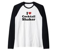 I Love Cocktail Shaker Manche Raglan