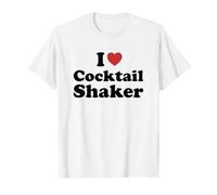 I Love Cocktail Shaker T-Shirt