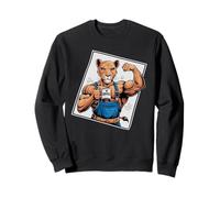 I Love Coffee Strong Lion Humour Sweatshirt