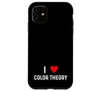 I Love Color Theory Heart Art Artiste Peinture Peintre Peinture Coque pour iPhone 11
