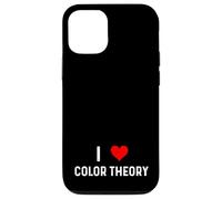 I Love Color Theory Heart Art Artiste Peinture Peintre Peinture Coque pour iPhone 12/12 Pro