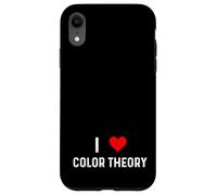 I Love Color Theory Heart Art Artiste Peinture Peintre Peinture Coque pour iPhone XR