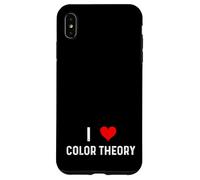 I Love Color Theory Heart Art Artiste Peinture Peintre Peinture Coque pour iPhone XS Max