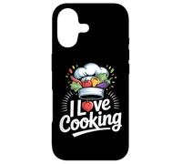 I Love Cooking Toque de Chef Motif légumes Coque pour iPhone 17