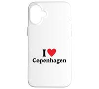 I Love Copenhagen Coque pour iPhone 16 Plus