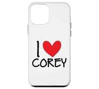 I Love Corey Nom personnalisé Homme Guy BFF Friend Heart Boys Coque pour iPhone 12 Mini