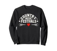I Love Country Music Festivals - Montrez Votre ère de Musique Country Sweatshirt