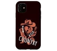 I LOVE Country Pop Music - Tween Girls Modern Country Pop Coque pour iPhone 11