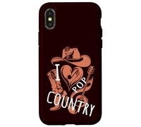 I LOVE Country Pop Music - Tween Girls Modern Country Pop Coque pour iPhone X/XS