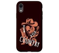 I LOVE Country Pop Music - Tween Girls Modern Country Pop Coque pour iPhone XR