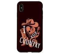 I LOVE Country Pop Music - Tween Girls Modern Country Pop Coque pour iPhone XS Max