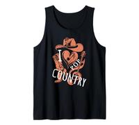 I LOVE Country Pop Music - Tween Girls Modern Country Pop Débardeur
