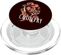 I LOVE Country Pop Music - Tween Girls Modern Country Pop PopSockets PopGrip pour MagSafe