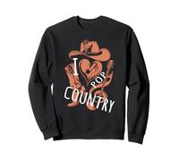 I LOVE Country Pop Music - Tween Girls Modern Country Pop Sweatshirt