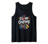 I Love Crafting Art Lover DIY Couture Peinture Débardeur