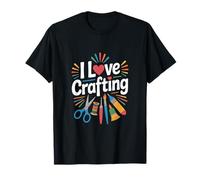 I Love Crafting Art Lover DIY Couture Peinture T-Shirt