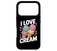 I Love Cream Cônes de crème glacée Sweet Treat Coque pour iPhone 17 Pro