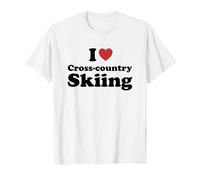 I Love Cross-Country Skiing T-Shirt