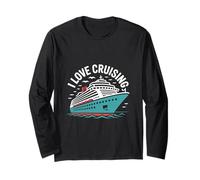 I Love Cruising Passionné de bateau de croisière Manche Longue