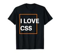 I Love CSS développeur web designer avant UIX Graphic Coder T-Shirt