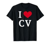 I Love CV, I Heart Initials C.V. T-Shirt