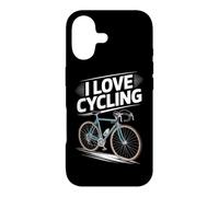 I Love Cycling Enthusiast's Passion Vélo Coque pour iPhone 17