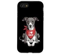 I Love Dad, Chien Italien Amateur de lévriers, fête des pères Coque pour iPhone SE (2020) / 7/8