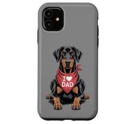 I Love Dad Doberman Lover Dog Fête des pères Coque pour iPhone 11