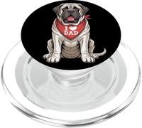 I Love Dad English Mastiff Lover Dog Fête des pères PopSockets PopGrip pour MagSafe